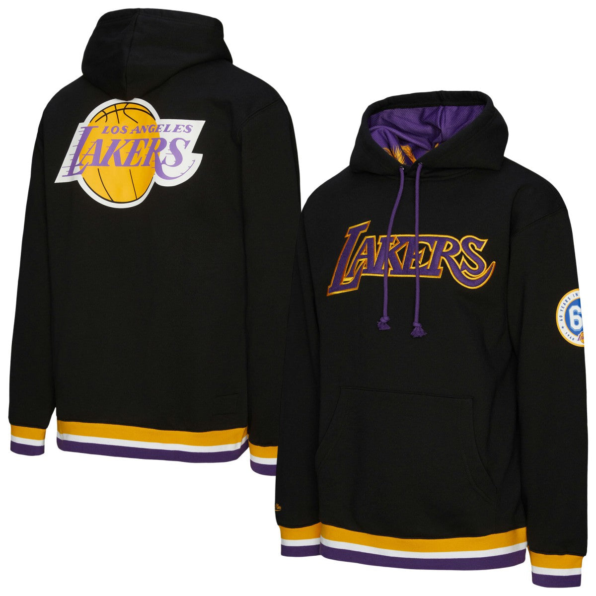 Los Angeles Lakers Unisex Vintage Heavyweight Hoodie Black