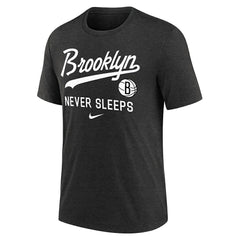 Brooklyn Nets Tri-Blend T-Shirt Black