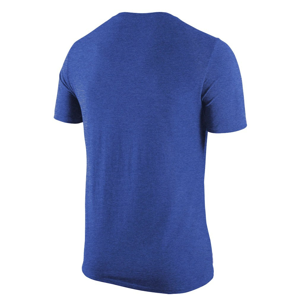 New York Knicks Tri-Blend T-Shirt Heather Royal