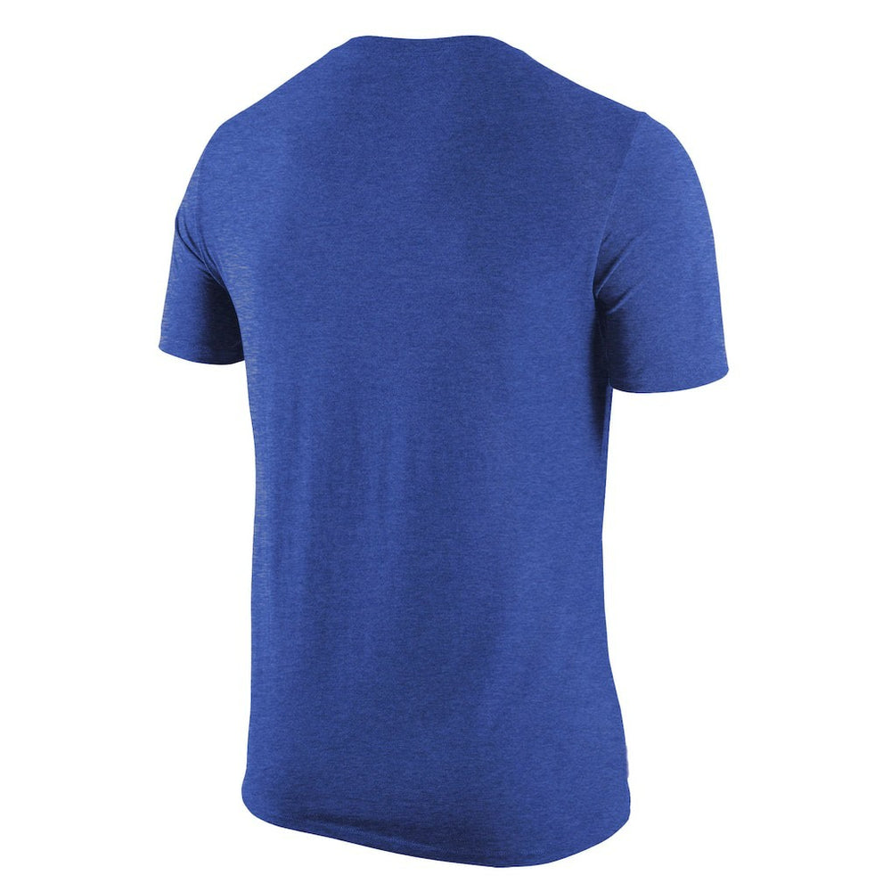 New York Knicks Tri-Blend T-Shirt Heather Royal