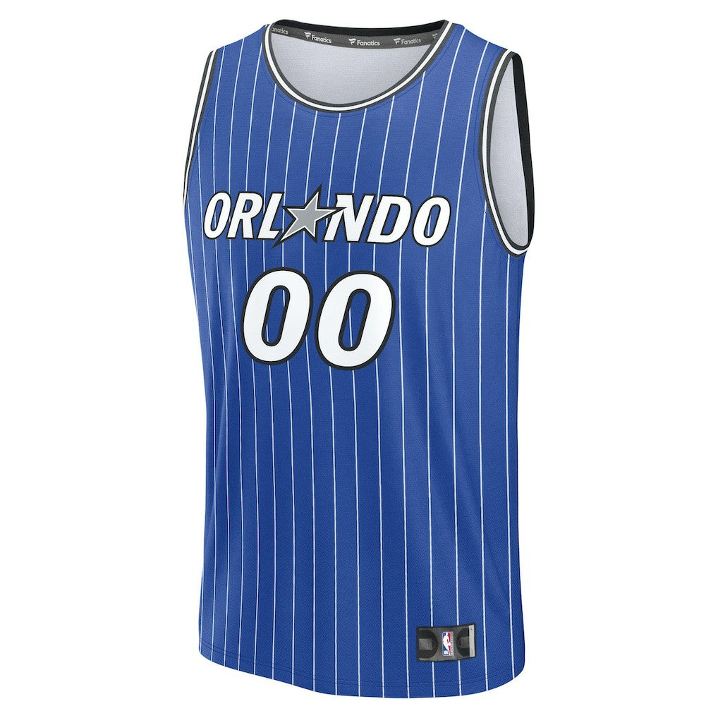 Orlando Magic Fast Break Replica Custom Jersey Icon Edition Blue
