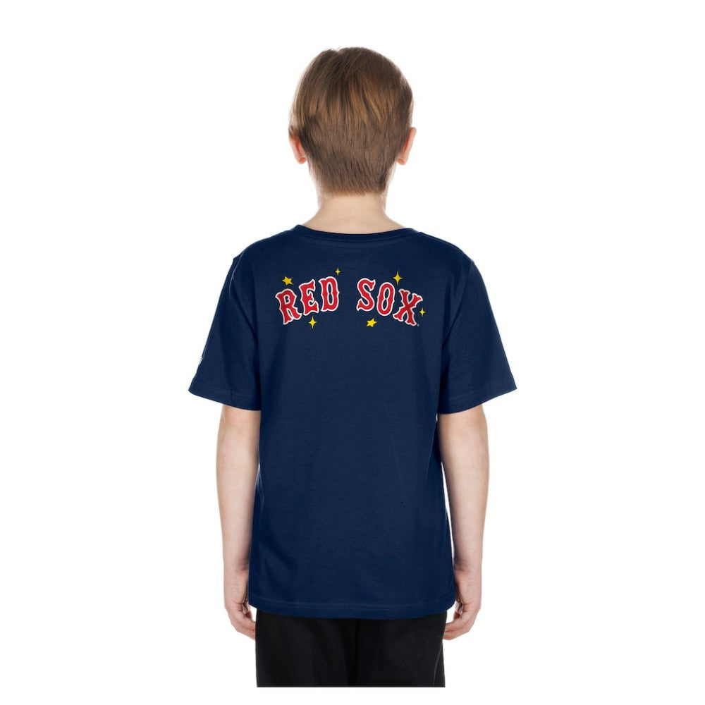 Boston Red Sox New Era Youth Stars & Cap T-Shirt - Navy T-shirts