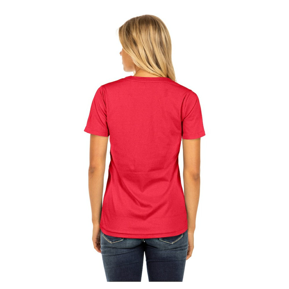 Philadelphia Phillies New Era Women's Little Miss 2 V-Neck T-Shirt - Red T-shirts