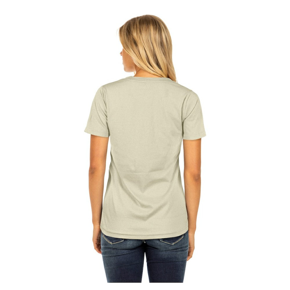 San Diego Padres New Era Women's Little Miss 2 V-Neck T-Shirt - Sand T-shirts