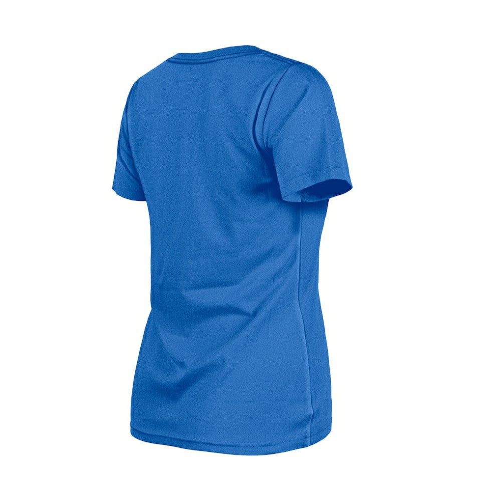 Chicago Cubs New Era Women's Little Miss 2 V-Neck T-Shirt - Royal T-shirts
