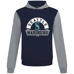 Seattle Mariners Levelwear Throwback Ultimate Banner Arch Hoodie - College Navy Hoodies