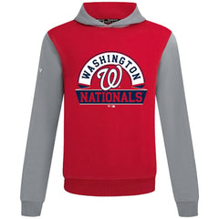 Washington Nationals Levelwear Throwback Ultimate Banner Arch Hoodie - Red Hoodies