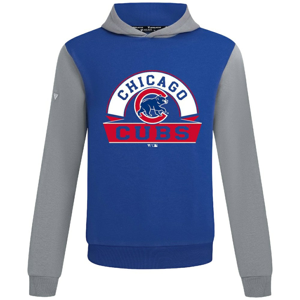 Chicago Cubs Levelwear Throwback Ultimate Banner Arch Hoodie - Royal Hoodies