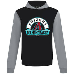 Arizona Diamondbacks Levelwear Throwback Ultimate Banner Arch Hoodie - Black Hoodies