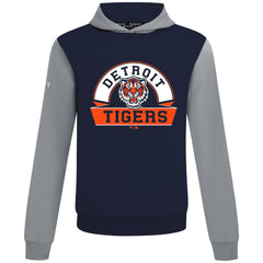 Detroit Tigers Levelwear Throwback Ultimate Banner Arch Hoodie - Navy Hoodies