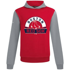 Boston Red Sox Levelwear Throwback Ultimate Banner Arch Hoodie - Red Hoodies