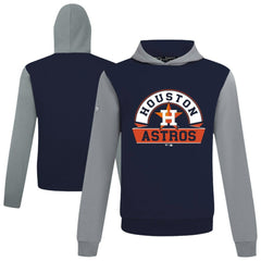 Houston Astros Levelwear Throwback Ultimate Banner Arch Hoodie - Navy Hoodies