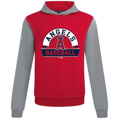 Los Angeles Angels Levelwear Throwback Ultimate Banner Arch Hoodie - Red Hoodies