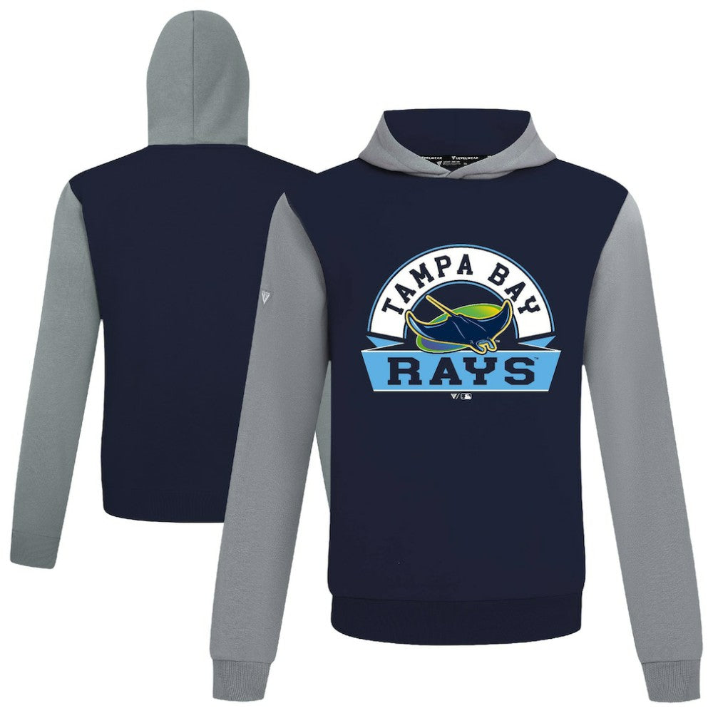 Tampa Bay Rays Levelwear Throwback Ultimate Banner Arch Hoodie - Navy Hoodies
