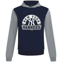 New York Yankees Levelwear Throwback Ultimate Banner Arch Hoodie - Navy Hoodies