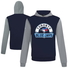 Toronto Blue Jays Levelwear Throwback Ultimate Banner Arch Hoodie - Navy Hoodies