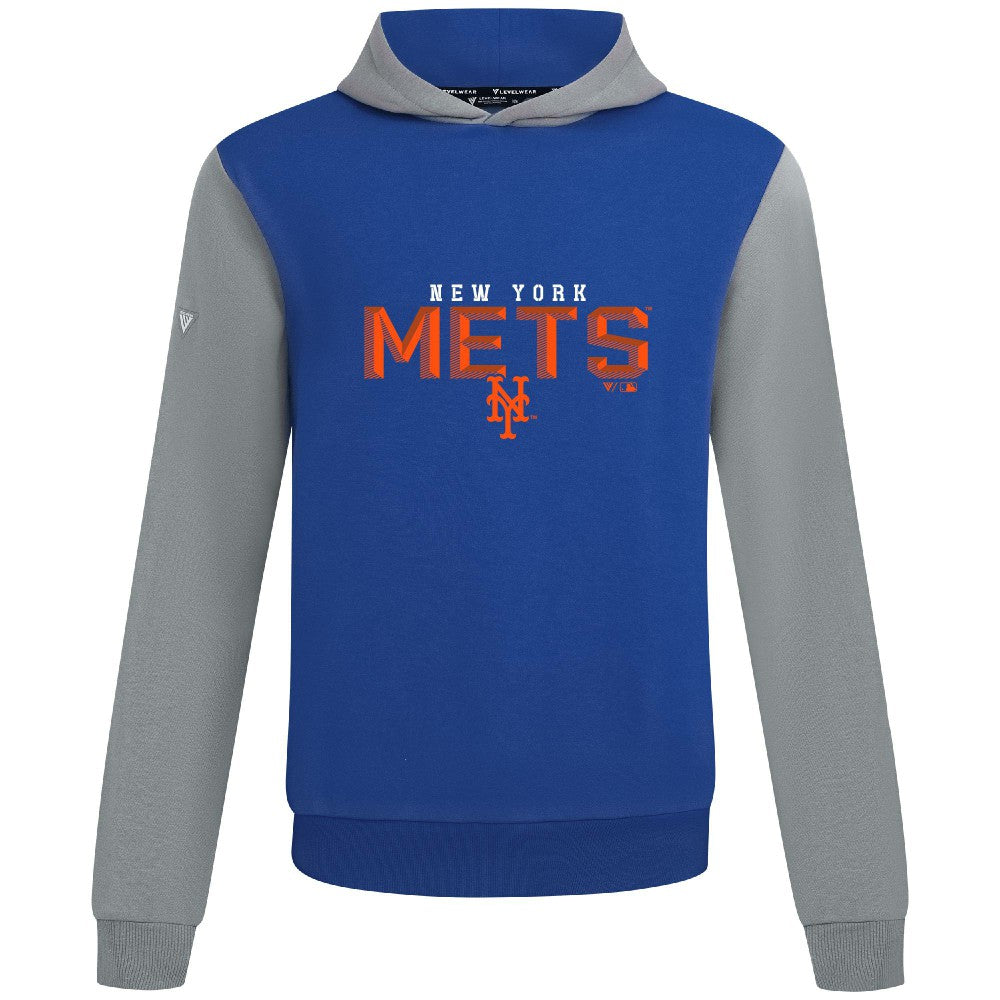 New York Mets Levelwear Throwback Carve Ultimate Hoodie - Royal Hoodies
