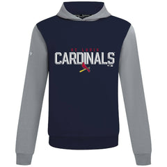 St. Louis Cardinals Levelwear Throwback Carve Ultimate Hoodie - Navy Hoodies