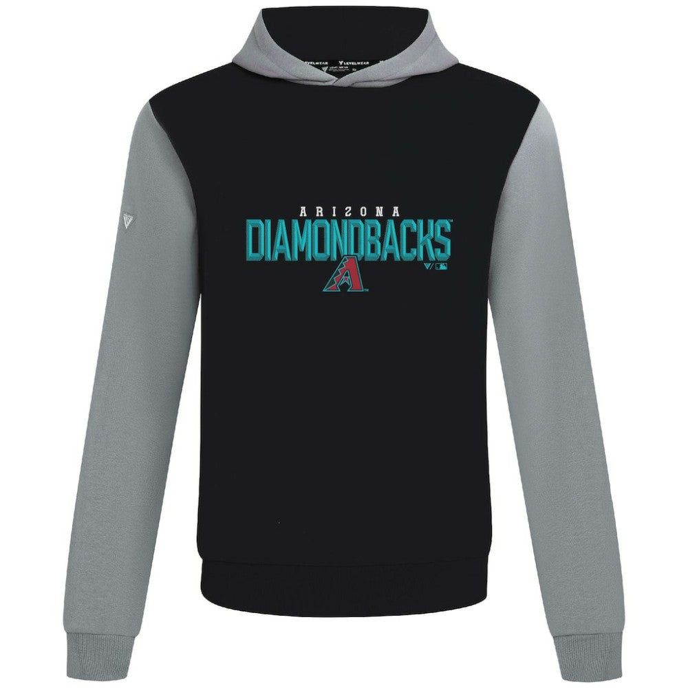 Arizona Diamondbacks Levelwear Throwback Carve Ultimate Hoodie - Black Hoodies