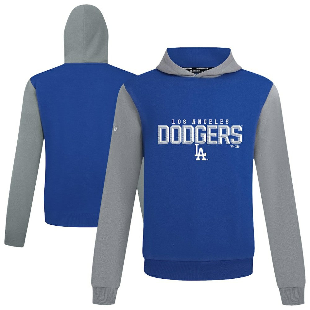 Los Angeles Dodgers Levelwear Throwback Carve Ultimate Hoodie - Royal Hoodies