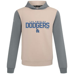 Los Angeles Dodgers Levelwear Throwback Carve Ultimate Hoodie - Sand Hoodies