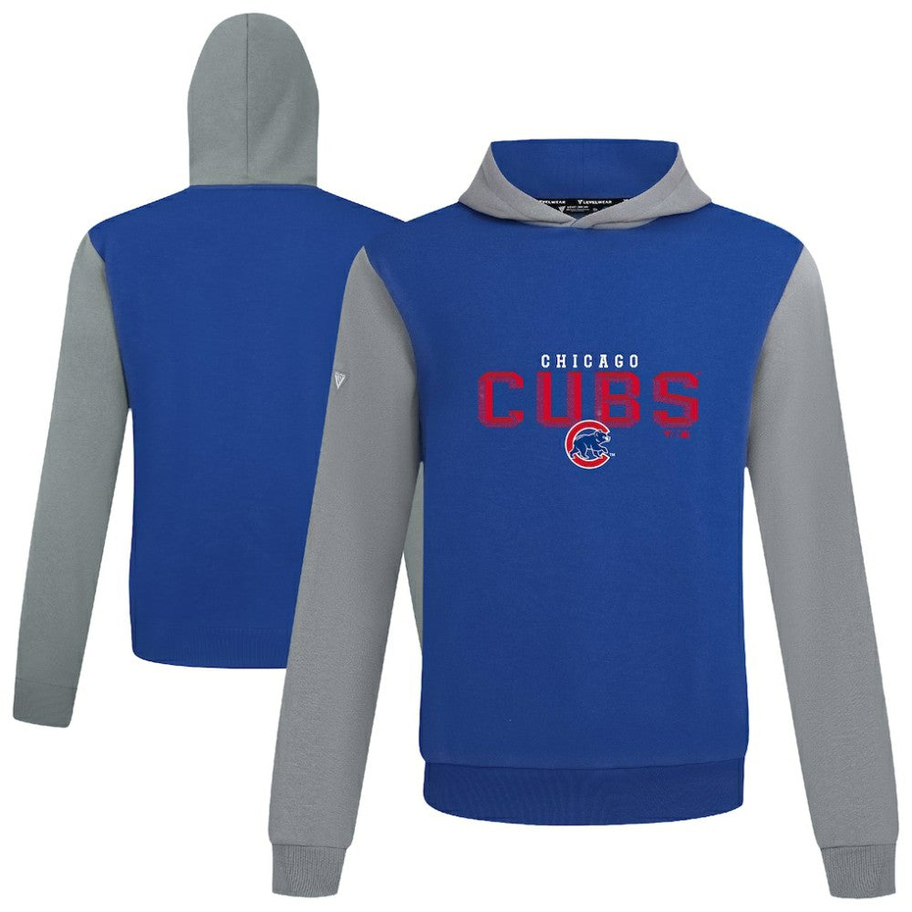 Chicago Cubs Levelwear Throwback Carve Ultimate Hoodie - Royal Hoodies