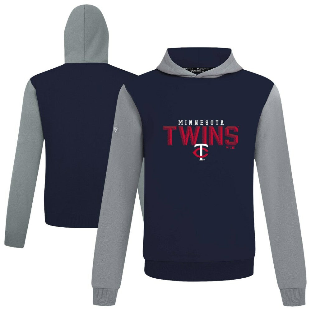 Minnesota Twins Levelwear Throwback Carve Ultimate Hoodie - Navy Hoodies