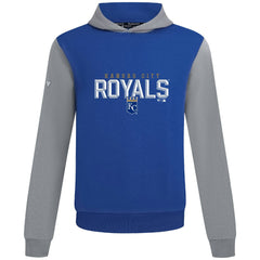 Kansas City Royals Levelwear Throwback Carve Ultimate Hoodie - Royal Hoodies