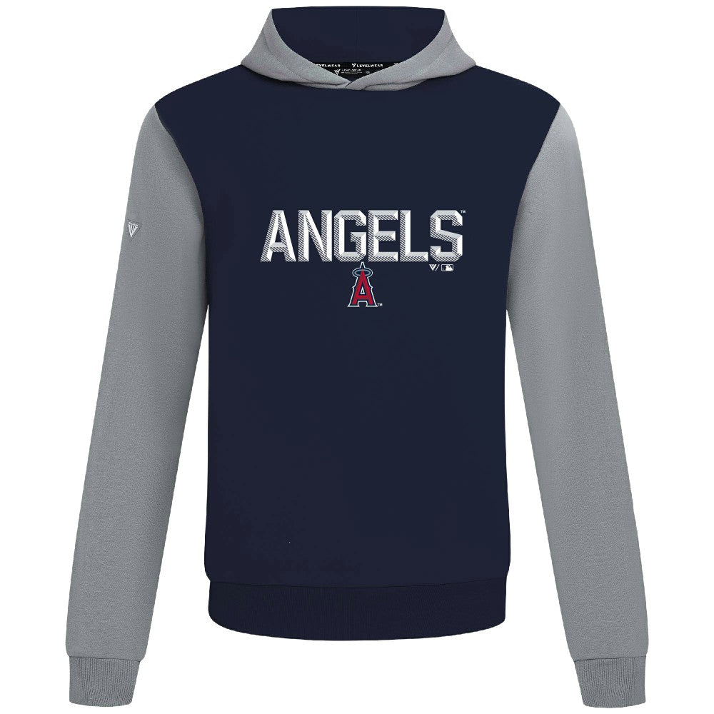 Los Angeles Angels Levelwear Throwback Carve Ultimate Hoodie - Navy Hoodies
