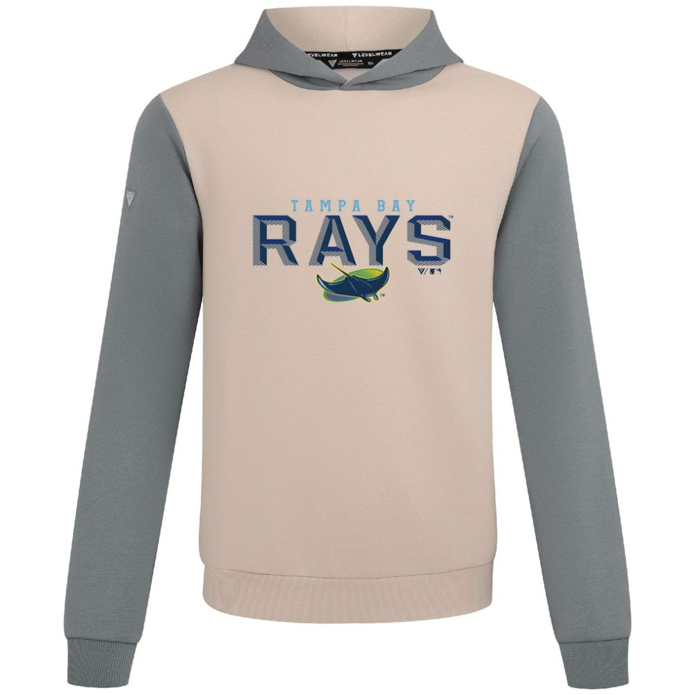 Tampa Bay Rays Levelwear Throwback Carve Ultimate Hoodie - Sand Hoodies