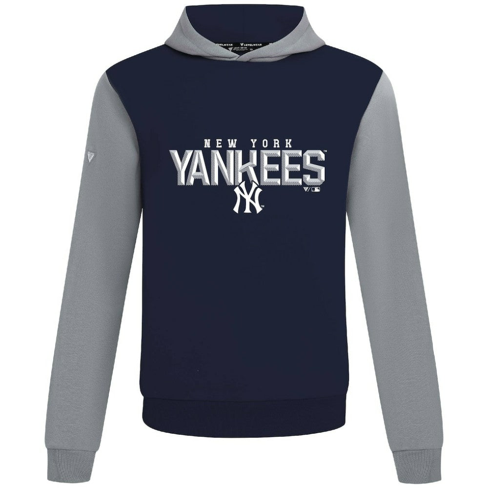 New York Yankees Levelwear Throwback Carve Ultimate Hoodie - Navy Hoodies