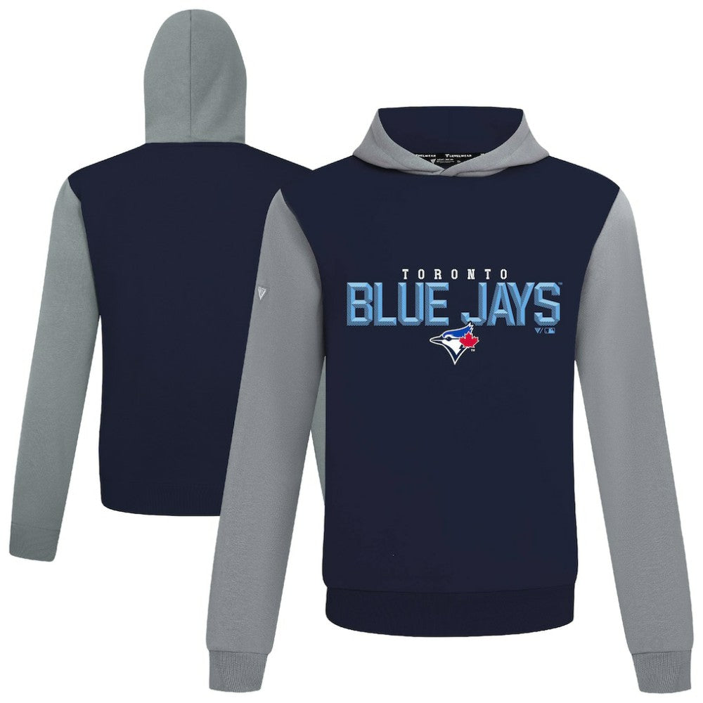 Toronto Blue Jays Levelwear Throwback Carve Ultimate Hoodie - Navy Hoodies