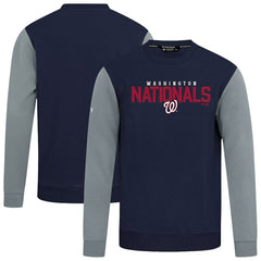 Washington Nationals Levelwear Throwback Ultimate Carve Sweatshirt - Navy Sweatshirts