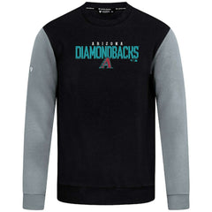 Arizona Diamondbacks Levelwear Throwback Ultimate Carve Sweatshirt - Black Sweatshirts