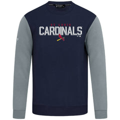 St. Louis Cardinals Levelwear Throwback Ultimate Carve Sweatshirt - Navy Sweatshirts