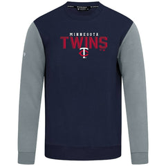 Minnesota Twins Levelwear Throwback Ultimate Carve Sweatshirt - Navy Sweatshirts