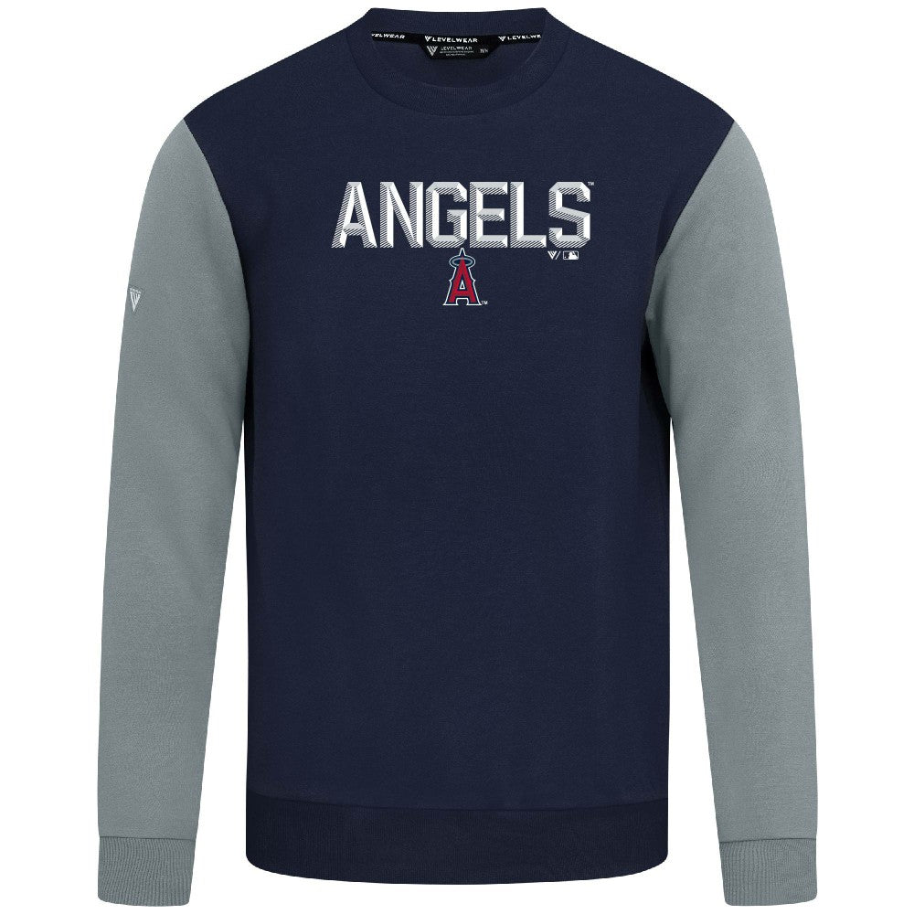 Los Angeles Angels Levelwear Throwback Ultimate Carve Sweatshirt - Navy Sweatshirts