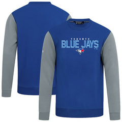 Toronto Blue Jays Levelwear Throwback Ultimate Carve Sweatshirt - Royal Sweatshirts