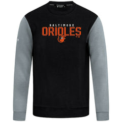 Baltimore Orioles Levelwear Throwback Ultimate Carve Sweatshirt - Black Sweatshirts