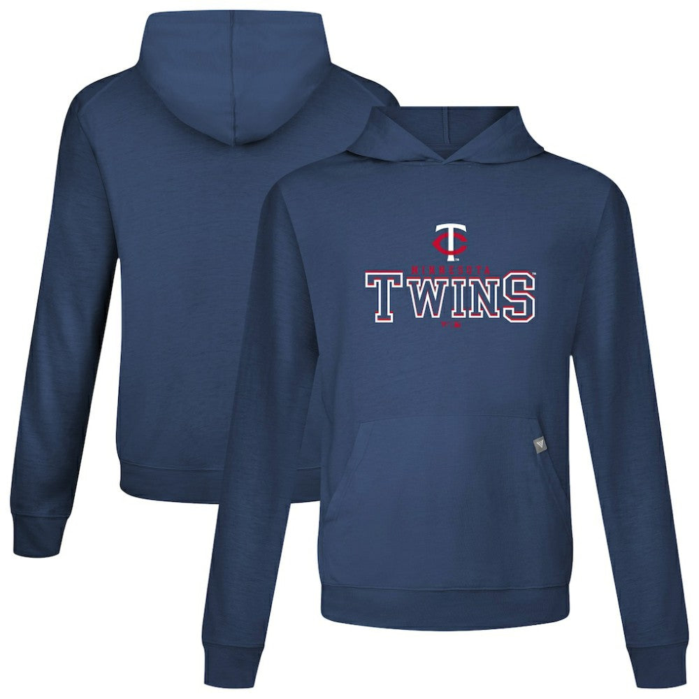 Minnesota Twins Levelwear Relay Journey Pullover Hoodie - Navy Hoodies