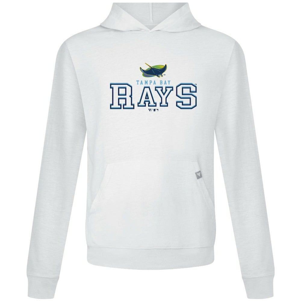 Tampa Bay Rays Levelwear Relay Journey Pullover Hoodie - White Hoodies
