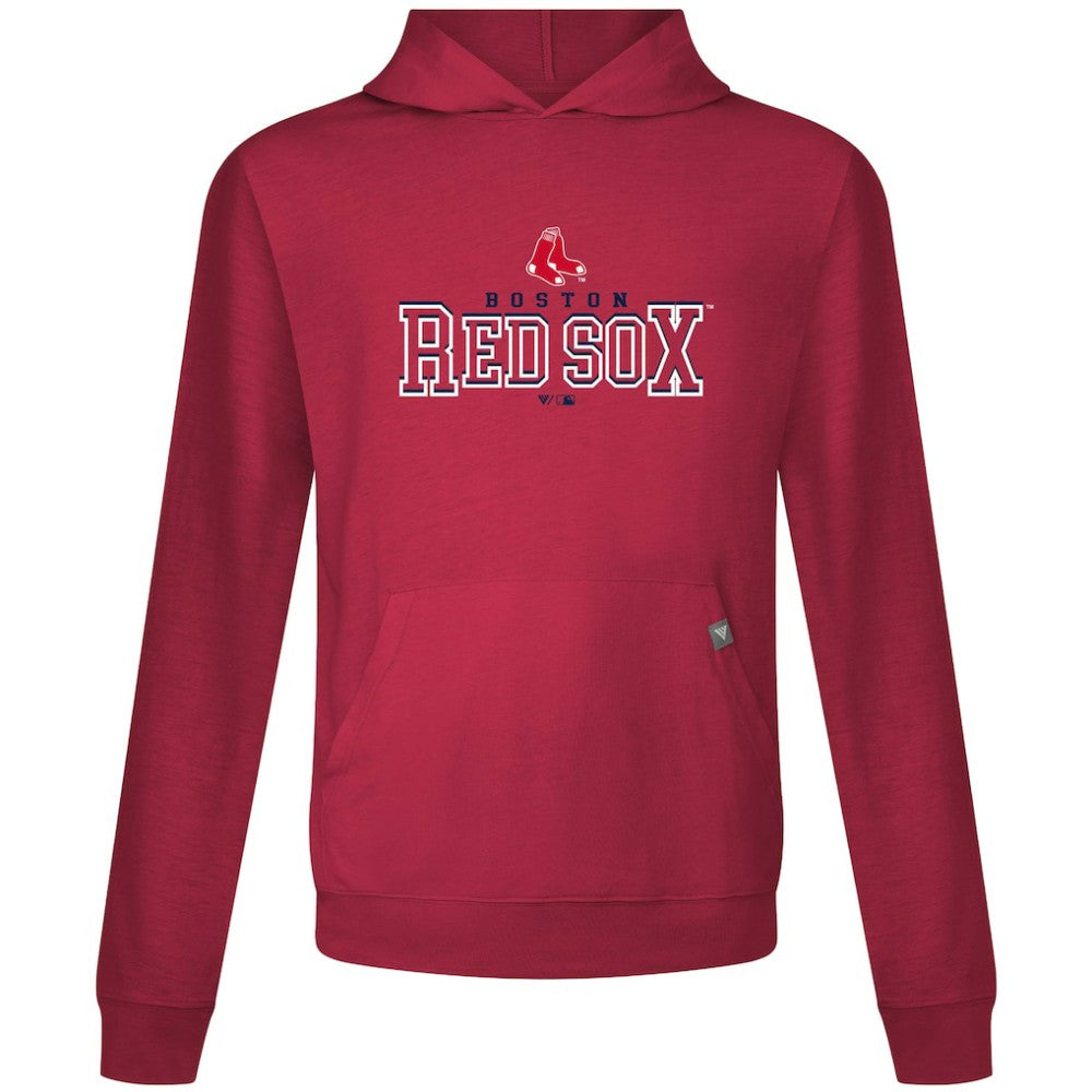 Boston Red Sox Levelwear Relay Journey Pullover Hoodie - Red Hoodies
