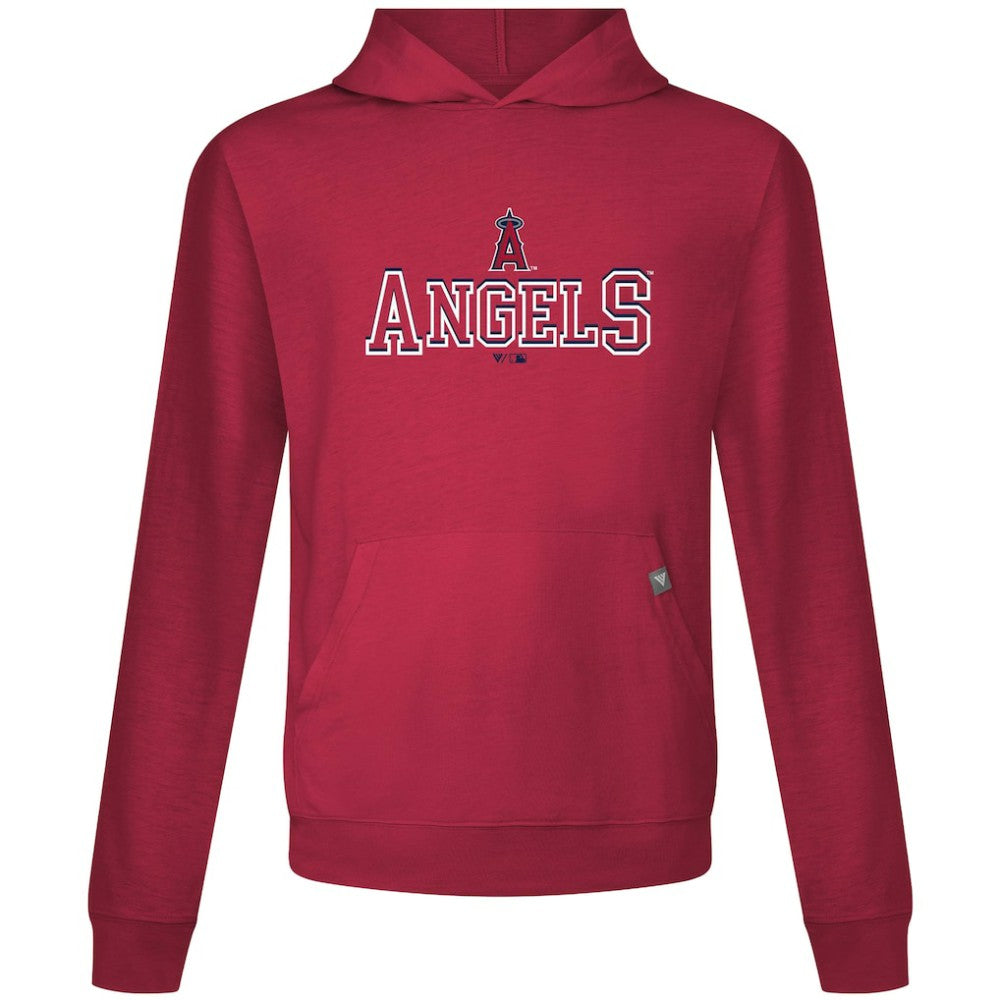 Los Angeles Angels Levelwear Relay Journey Pullover Hoodie - Red Hoodies