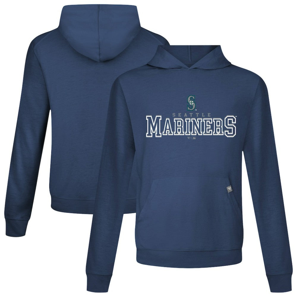 Seattle Mariners Levelwear Relay Journey Pullover Hoodie - Navy Hoodies