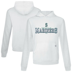 Seattle Mariners Levelwear Relay Journey Pullover Hoodie - White Hoodies
