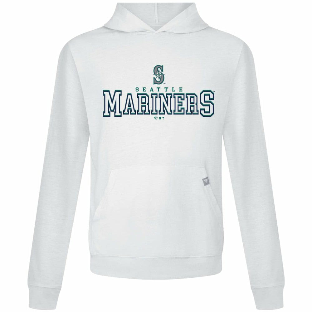 Seattle Mariners Levelwear Relay Journey Pullover Hoodie - White Hoodies