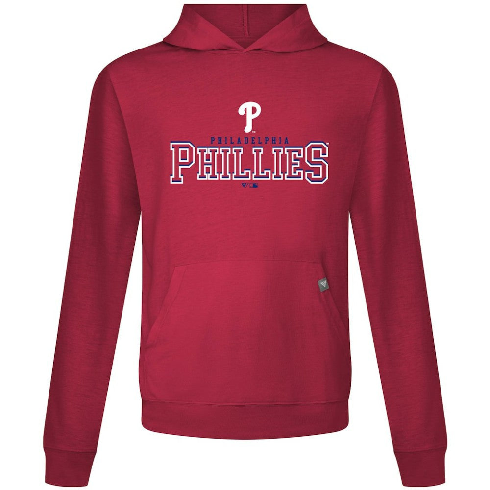 Philadelphia Phillies Levelwear Relay Journey Pullover Hoodie - Red Hoodies
