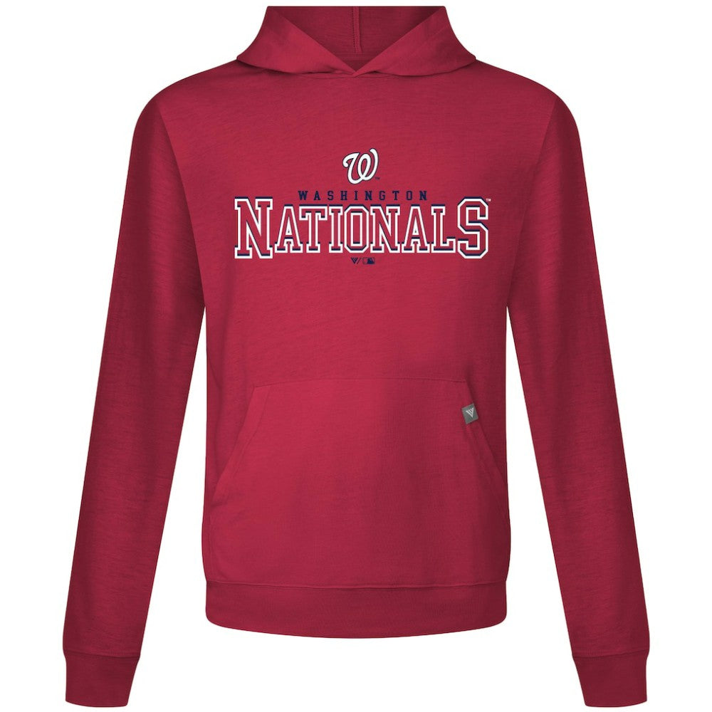 Washington Nationals Levelwear Relay Journey Pullover Hoodie - Red Hoodies