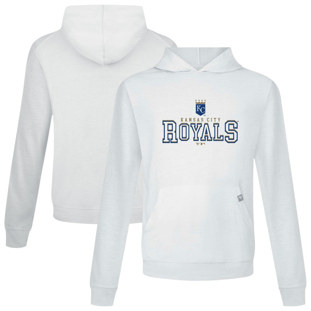 Kansas City Royals Levelwear Relay Journey Pullover Hoodie - White Hoodies