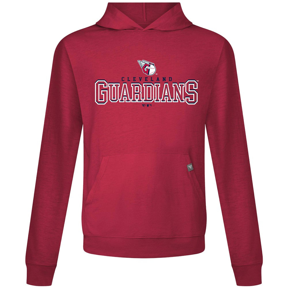 Cleveland Guardians Levelwear Relay Journey Pullover Hoodie - Red Hoodies